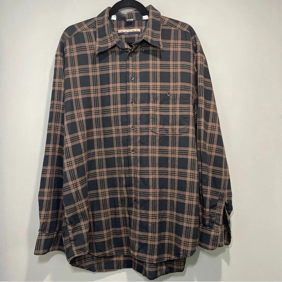 HAUPT Plaid Shirt Men size XL - Picture 1 of 11